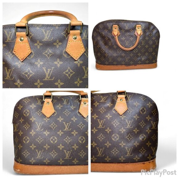 Louis Vuitton Monogram Alma PM Brown Canvas Handbag - Picture 11 of 16
